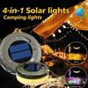 Solar Campinglampe 10 Meter Lichterkette Outdoor Zeltlampe Typ-C Atmosphärenlaterne LED Taschenlampe mit Hakenleuchten Outdoor