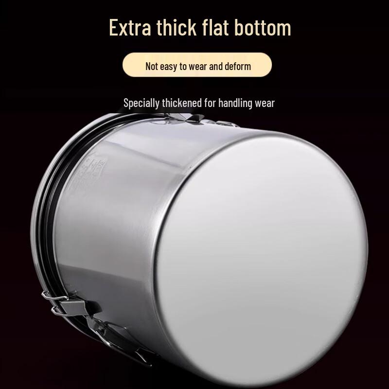 Recipiente Selado para Arroz Yingbai 12L de Aço Inoxidável 304