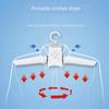 1 Pc Portable Clothes Dryer Shoes Rack Hangers Foldable Laundry Tumble Electric Machine Easy and Safe