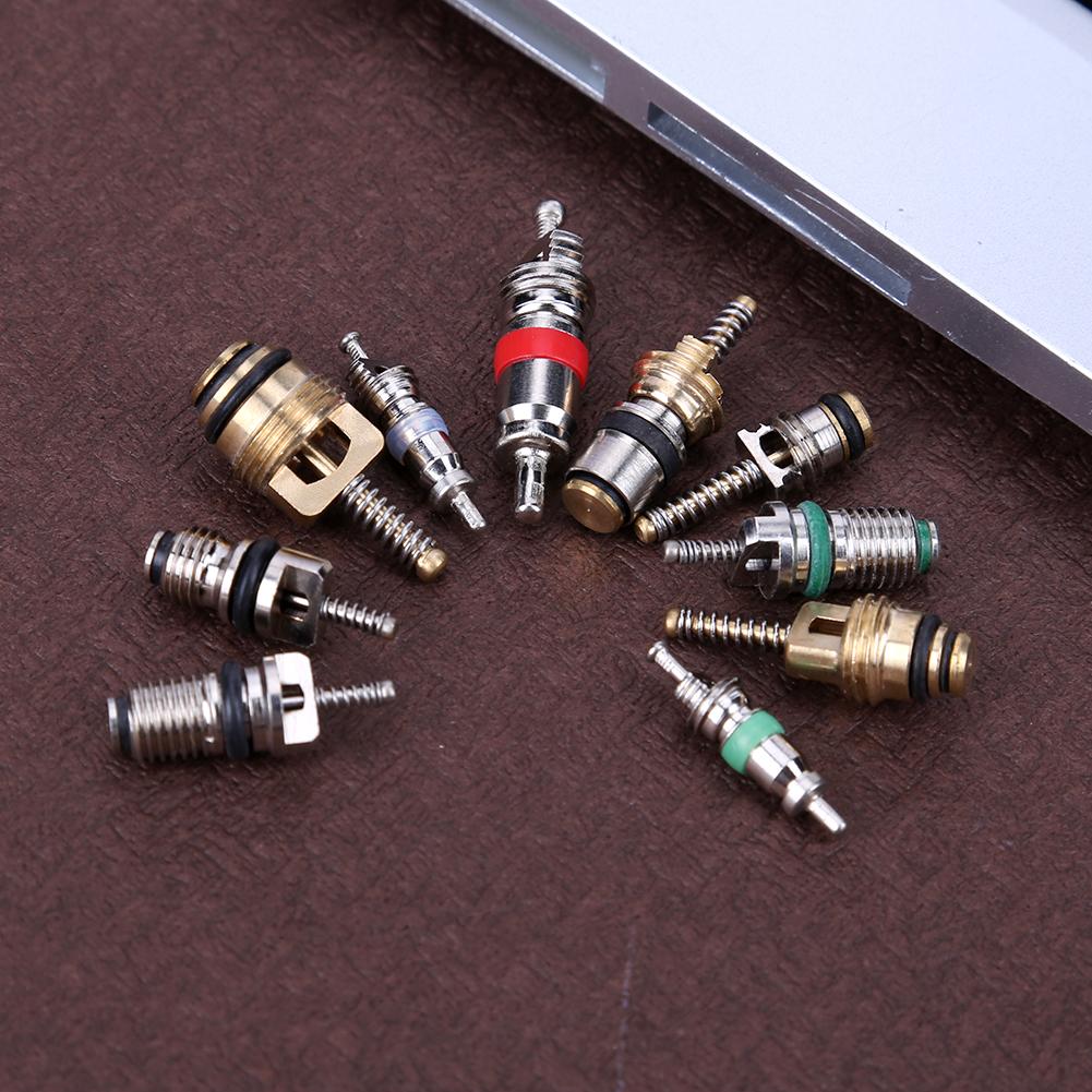 Auto Klimaanlagen Ventileinsatz A/C R12 R134a Kältemittel Reifenventilschaftkerne Ausbauwerkzeuge Zubehör