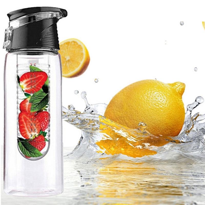 Portable Sport Water Bottles Fruit Infuser Plastic Water Cup Bpa Free 700ml Water Bottles With Filter Juice Shaker Water Cup