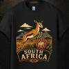 South Africa Shirt, Springbok Protea Veld Vintage Design Tee, Heritage Pride Ancestry Roots Gift, Souvenir Safari Travel Lover Classic Top