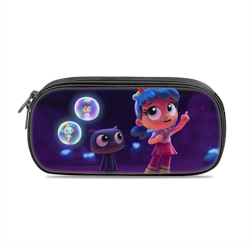 True and the Rainbow Kingdom pencil case storage pencil case large capacity cartoon print for male and female students