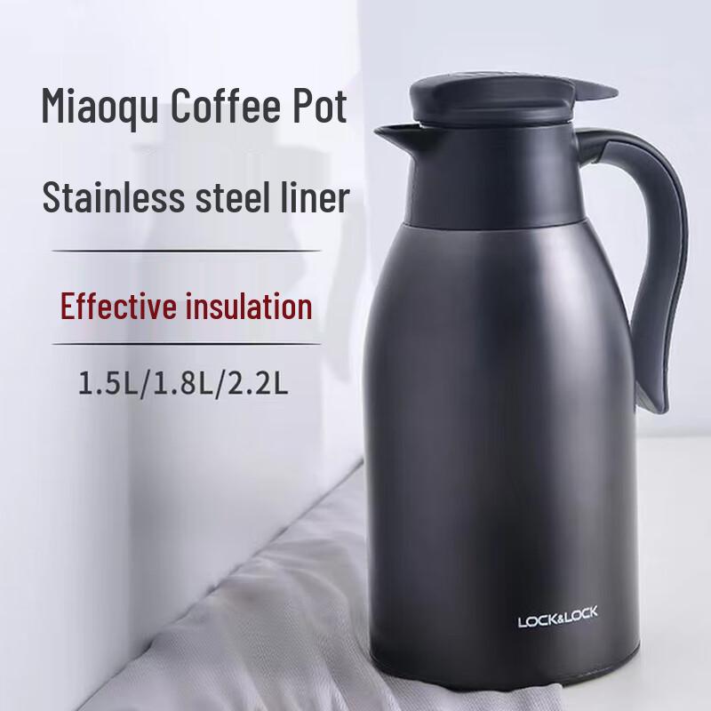 LocknLock 2.2L Stainless Steel Vacuum Insulated Thermos Pot