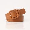 The New Simple and High-end Women's Square Buckle Candy-colored Versatile Decorative Belt Is Fashionable and Elegant for Women