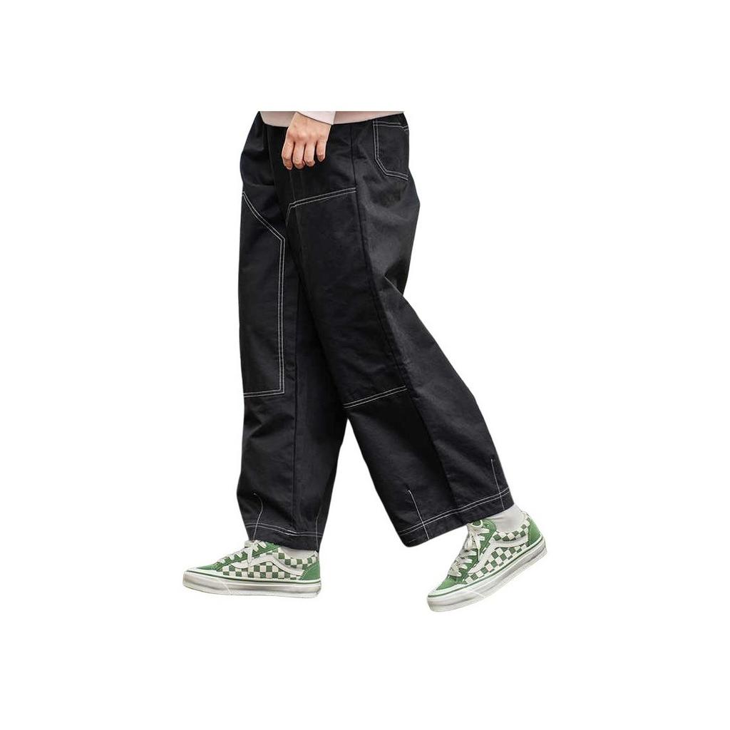 Vans Fashionable Comfortable Breathable Woven Loose Multi-Pocket Cargo Pants Men pants Black VN000HZJBLK