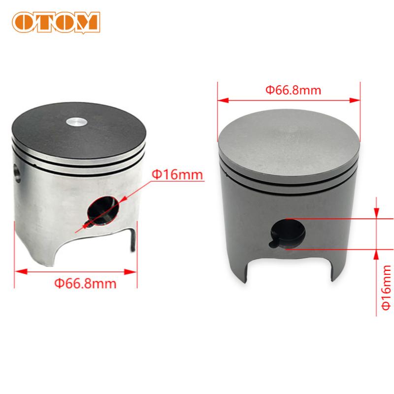 Motorcycle Accessories Cylinder Piston Ring Kit Pin Circlips Connecting Rod Bearing For YAMAHA DT230 LONCIN MT250 TSE250R Engine