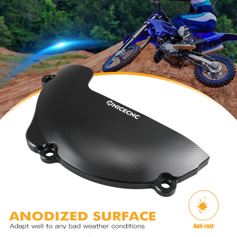 NICECNC For Yamaha YZ85 YZ 85 2002-2023 Motorcycle Aluminum Clutch Cover Protector Guard 2022 2021 2020 2019 2018 2017 2016 2015