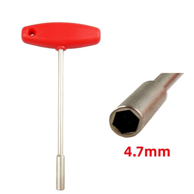 Bicycle Concealed Spoke Wrench 3.2/4.7/5.5mm T Shaped Sleeve Built-in Spoke Tool Bike Repair Durable Steel MTB Mountain Bike