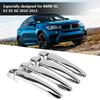 8 Pcs Car Chromium Electroplating Door Handle Cover Trim for BMW X1 X3 X5 X6 2010 2013