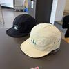 Japanese-style quick-dry short-brim baseball cap for women, street-style soft-brim five-panel sun hat, outdoor duckbill cap for men, trendy