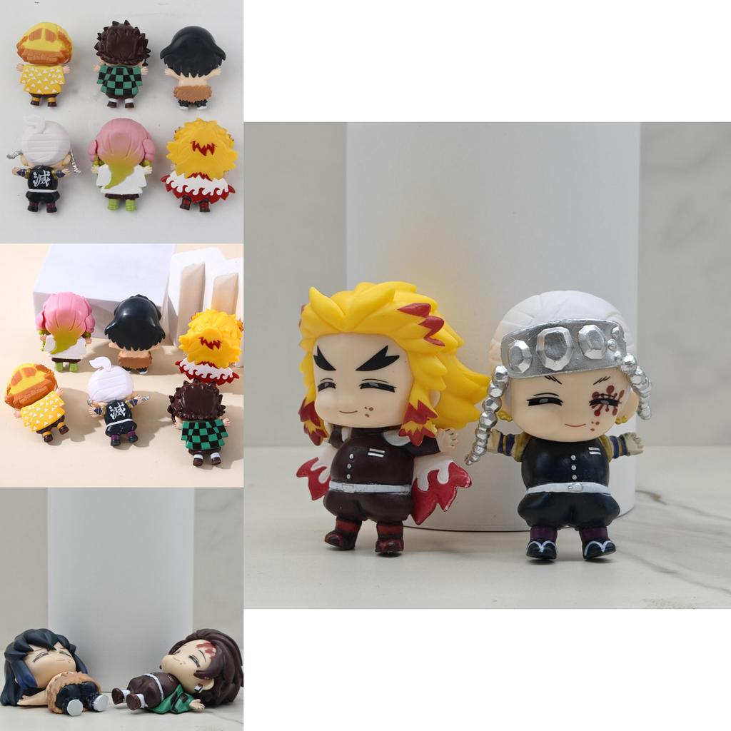 Demon Slayer Kimetsu No Yaiba Pvc Anime Figures Collection Display For Collectors And Fans