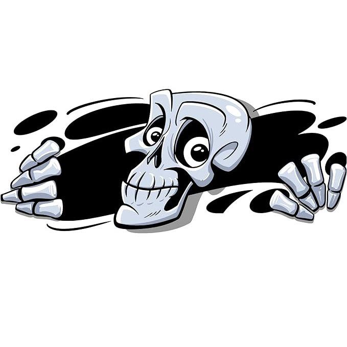 

Peekaboo Monster Car & Laptop Sticker – Fun & Versatile серый/серебряный