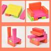 Wooden Blocks Stacking Game Table Toy Children's Intellectual Development Colorful Stacking Block for Kids Adults Puzzles Toys