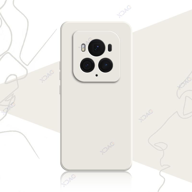 Luxury Double Liner Cover Cases for Honor Magic6 Magic 6 Pro Ultimate 6Pro 6Ultimate 5G Square Liquid Silicone Phone Armor Coque
