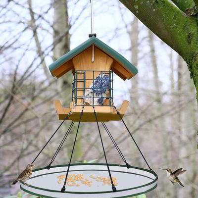 Bird Seed Catcher Tray Outdoor Garden Accessories for Bird Feeders Diameter 15.94'' Easy To Clean Bee Feeder Birdseed Hoop