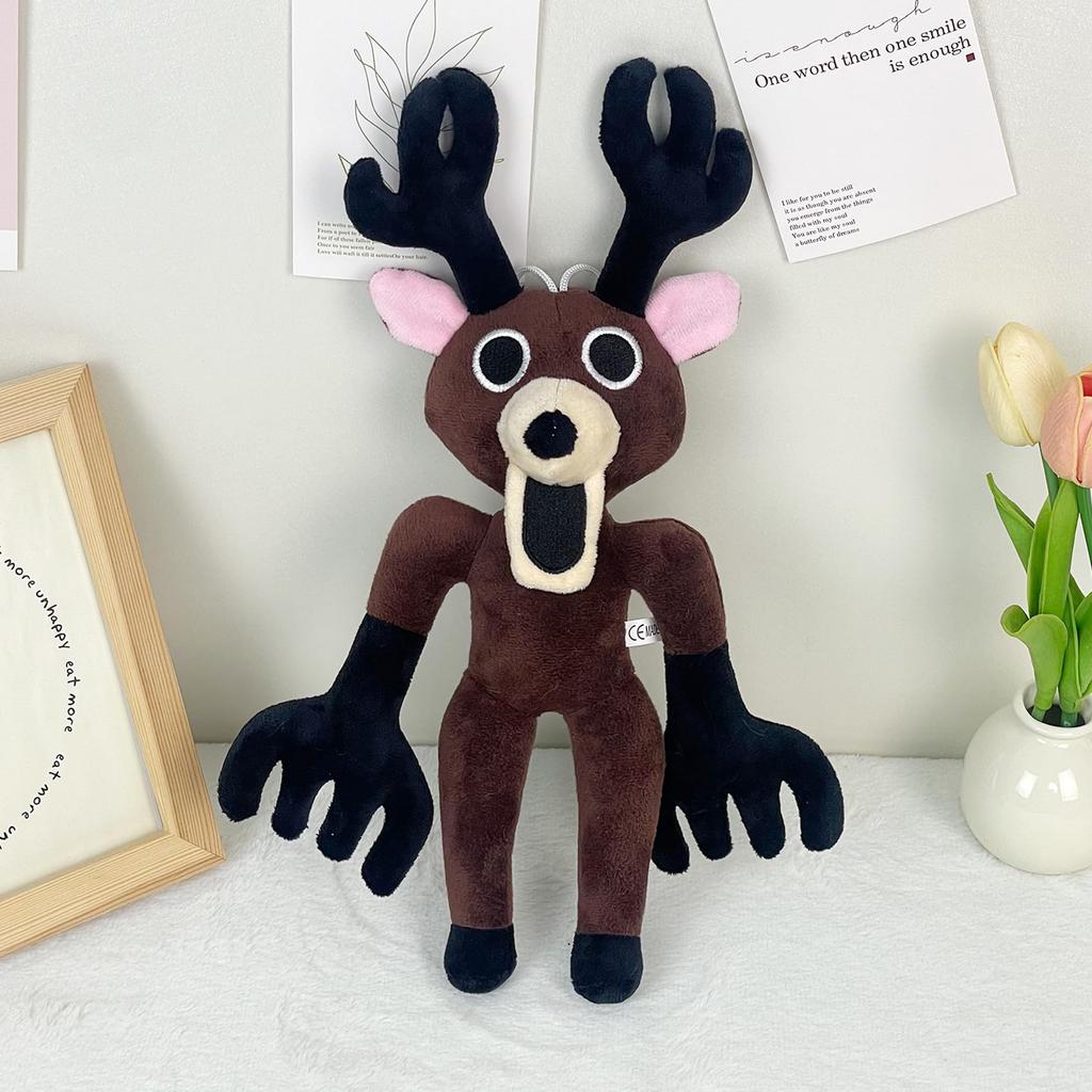 LIMANTY Deer Plush Toy, "99 Nights of the Forest," Roblox Gift Card Doll, 30cm36cm, Deer Toy, Christmas, Birthday Gift (Standing Deer Plush Toy)