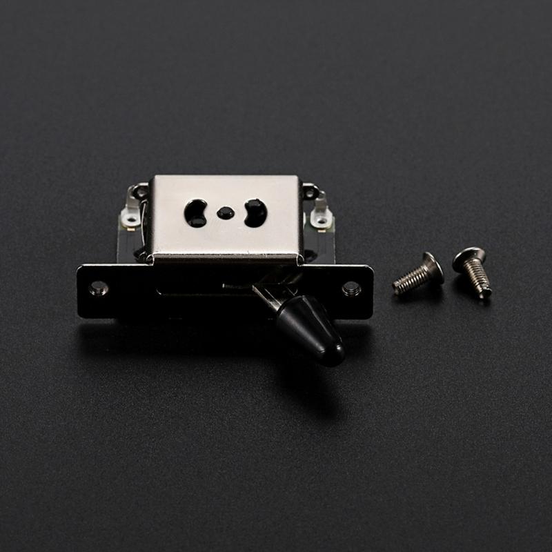 Electric Guitars 3 Way Pickups Selector Switches Shifter Conversion Guitar Pickups Lever Switches Set with Tip Knob