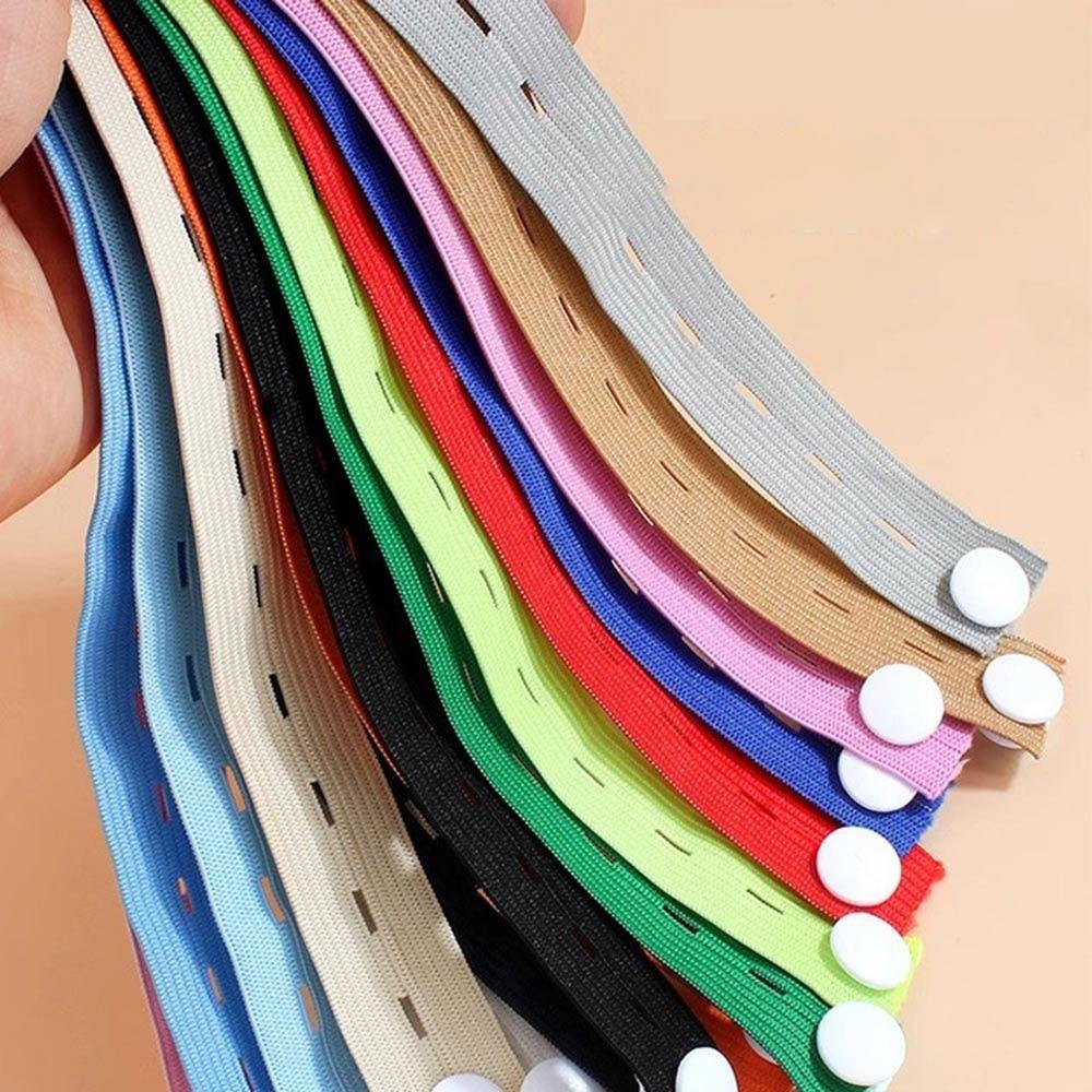 10/30 Piezas Manualidades DIY Costura Ropa Bandas Elásticas de Nylon con Ojales Almacenamiento de Ropa de Viaje