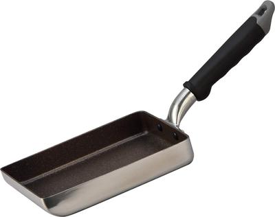 Hokuriku Aluminum Tamagoyaki 13 X 18cm Lightweight Aluminum Compatible with IH Made In Japan Depth Light Convenient Shape for Various Cooking Durable
