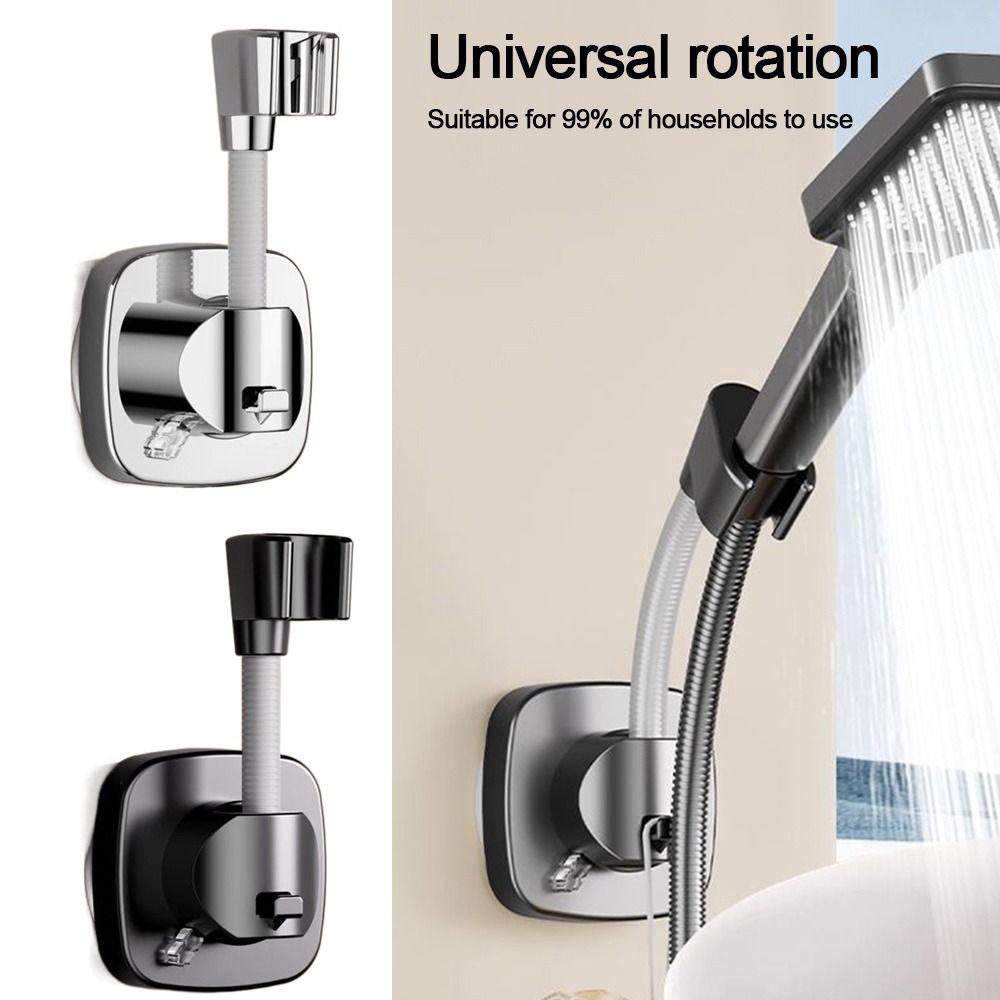 Relocatable Showerhead Bracket Adjustable Sprayer Fixed Base Bathroom Accessories