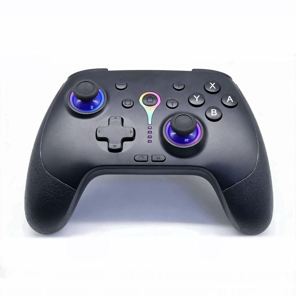 Bluetooth Game Controller: Somatosensory Vibration & Macro, Compatible with PC, Steam, Hall Joystick
