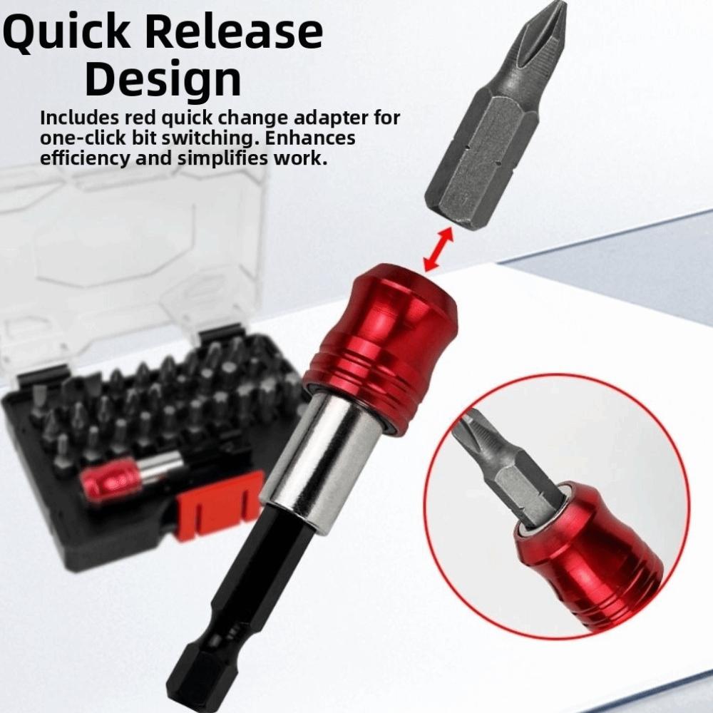 32PCS High Torque Hex Shank Drill Bits Portable Magnetic Screwdriver Bits Workshop Tasks