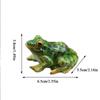 Miniature Landscape Frog Figurine Resin Ornament Garden Bonsai Succulent Decor