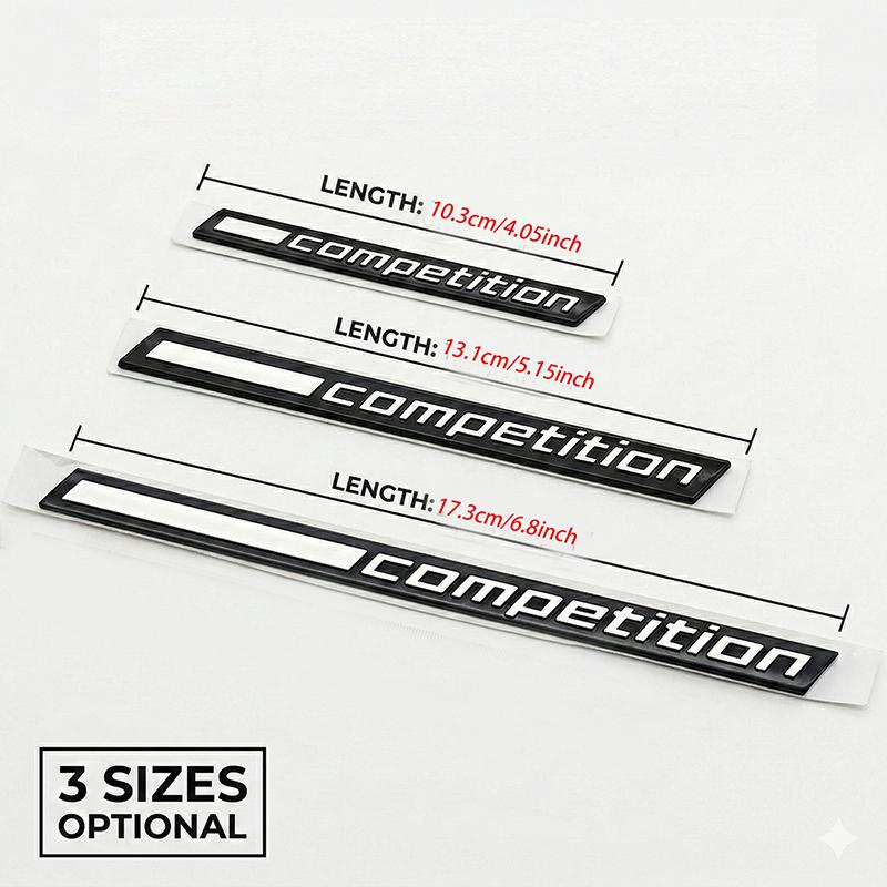 Adesivo Emblema Distintivo Competizione 3D in ABS per BMW M2 M3 M4 M5 M8 G20 G30 F10 F30 F80 Baule Parafango Carrozzeria Logo Decalcomania Accessori