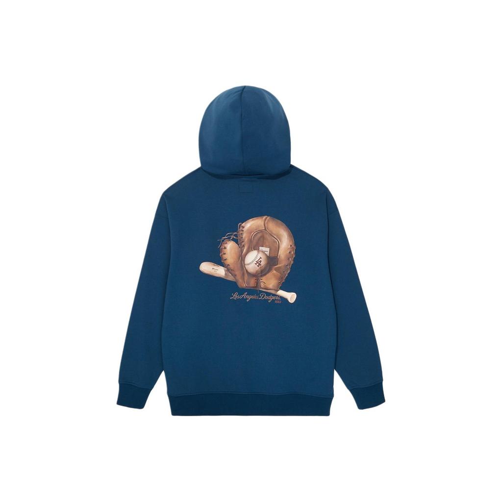 New Era MLB Los Angeles Dodgers Vintage Print Cuff Logo Embroidered American Hoodie Casual Long Sleeve Sweatshirt Unisex Hoodies 14726547