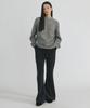 STEP AROUND Fleece Lined Bootcut Banding Pants_Navy