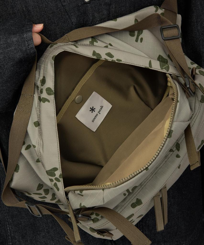 Snow Peak Reflective Night Camo Bag GREEN PT (Camouflage Bag, Reflective, ONE)