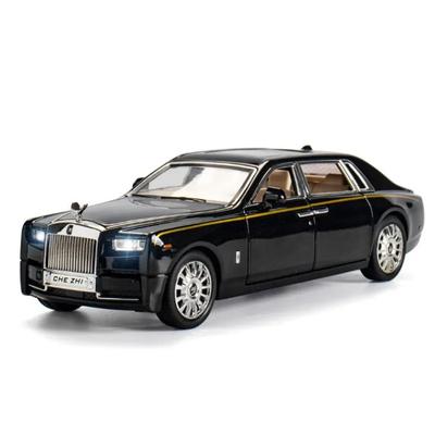 1/24 Rolls-Royce Phantom Legierung Druckguss Modell Spielzeugauto Simulation Sound Licht Pull Back Sammlung Spielzeug Fahrzeug für Kinder Geschenke