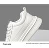Men's Trendy 2025 Autumn Skate Shoes: Lightweight, Thick Sole, Casual White Sneakers