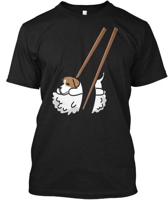 Sushi Jack Russell Terrier Funny T-Shirt Made in the USA Size S to 5XL 3XL