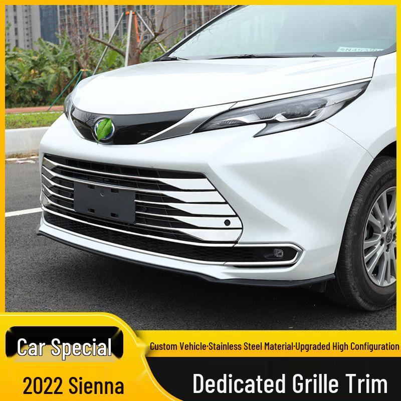 Toyota Sienna 23-24 Front Grille Trim Strips - Decorative Exterior Modification Parts