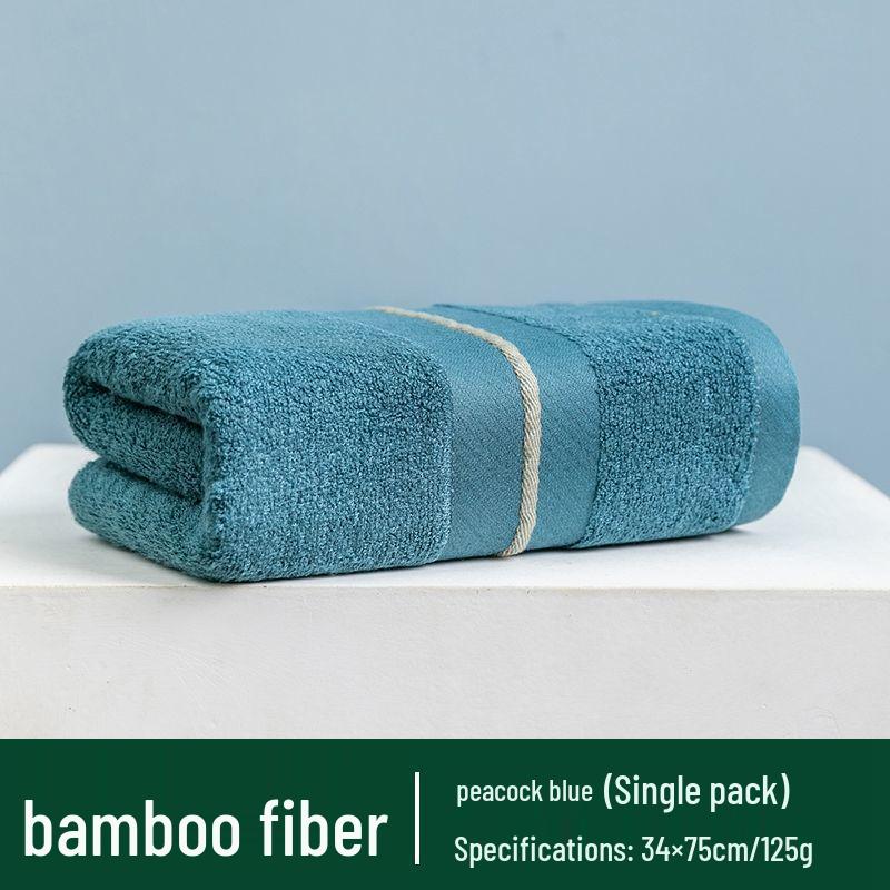 Luxury Bamboo Bath Towel - Thick, Quick-Drying & Non-Shedding for Couples