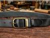 Men's Handmade Genuine Cowhide Leather Belt with Pin Buckle - Retro Casual for Students and Middle-aged Denim Styles