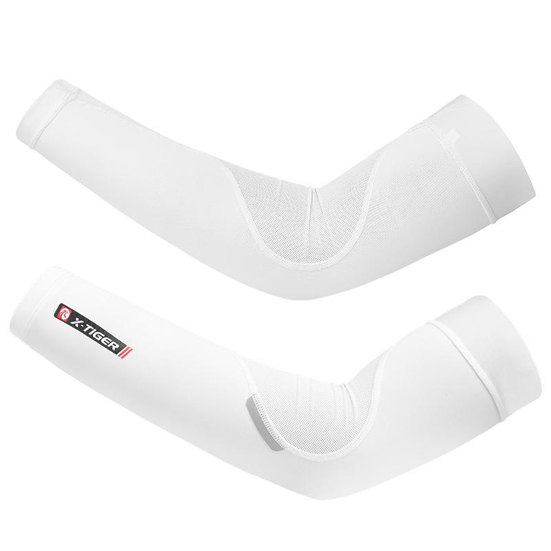 X-TIGER Breathable Arm Sleeve UV Protection Quick Dry Cycling Sport Ice Fabric Sunscreen Bands Elbow Pad Fitness Arm Sleeve