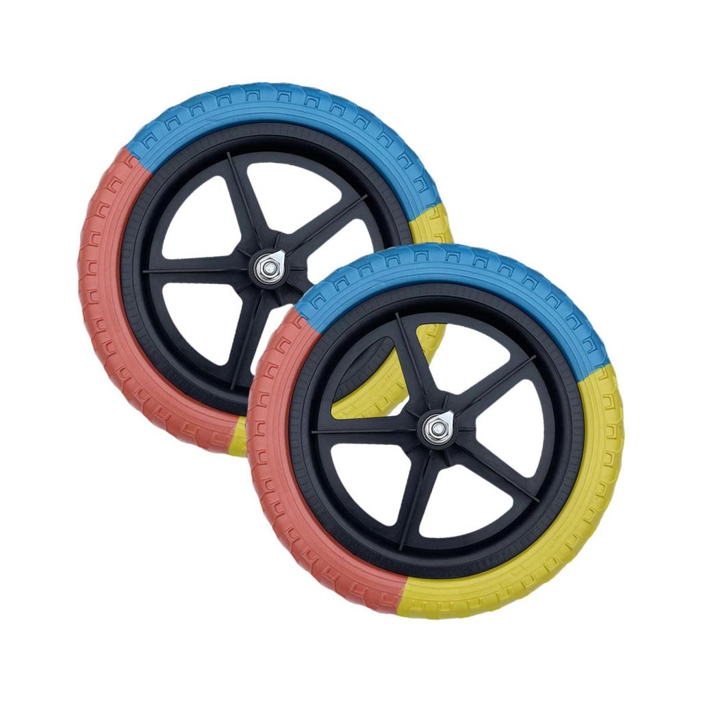 2Pcs Bike Replacement Wheel Children's Bicycle Replace Parts Easy Installation Professional