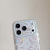 Cute Cartoon Sanrio Cinnamoroll Bling Glitter Stars Phone Case For iPhone 17 16 15 14 13 Pro Max Transparent Soft TPU Cover