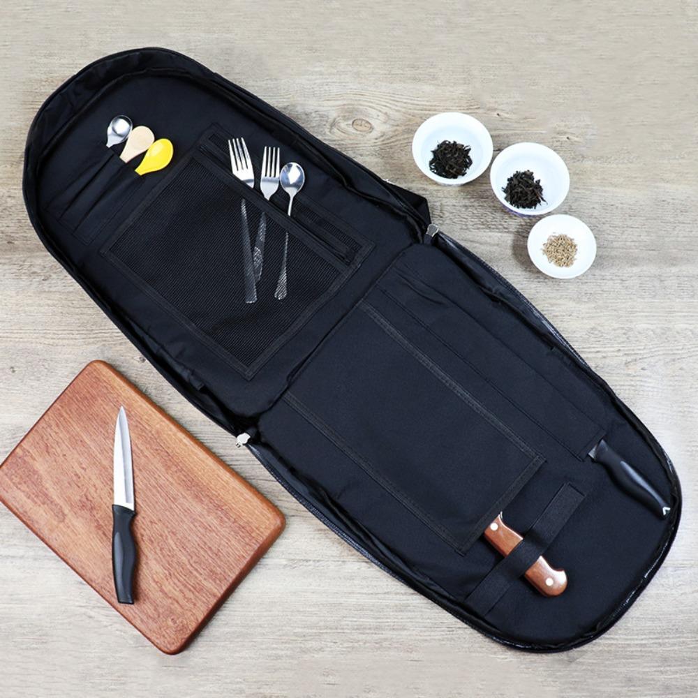 Kitchenware Backpack, Kitchen Storage Bag, Cutlery Storage Bag, Oxford Chef Bag, Portable Chef Toolkit, Outdoor Portable
