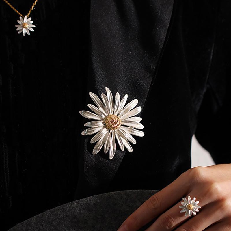  Mori  Flower Brooch For Girls Women Flowers Badge Backpack Suit Jacket Clothes Enamel Pins Corsage Party Gifts