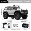 HB R1601 RC Car 1:16 2.4G 4WD Off-Road Remote Control Cars with LED Crawler Trucks Climbing Vehicle Model Toys for Kids Adult
