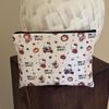 Kawaii Sanrio Hello Kitty Large Capacity Women'S Cosmetic Bags Cute Kt Cat Storage Bag With Zipper Female Travel Clutch Bag