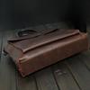 Men's Bags Handbags Horizontal Crazy Horse Leather Briefcases Men's Business Trips British and Korean Shoulder Bags Crossbody Bags