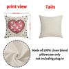 1pcs 45cm Romantic Valentine’s Day Pillow Covers Love Heart Print Throw Cushion Case for Sofa Couch Home Decor