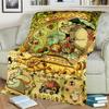 My Neighbor T-Totoro Anime Cartoon Blanket,Soft Throw Blanket for Home Bedroom Bed Sofa Picnic Travel Office Cover Blanket Kids