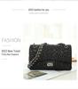2025 Lambskin Camellia Diamond Quilted Coco Style Women's Crossbody Chain Bag