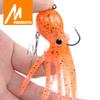 MEREDITH Package Lead Fishing Lure 23g 9cm Long Tail Soft Octopus Artificial Silicone Soft Bait
